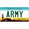 Army Arizona Novelty Metal License Plate Tag 12" x 6" (LP)