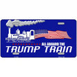 Trump Train Novelty Metal License Plate Tag 12" x 6" (LP)