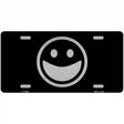 Happy Black Novelty Metal License Plate Tag 12" x 6" (LP)