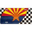 Arizona Racing Flag Novelty Metal License Plate Tag 12" x 6" (LP)