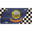 Idaho Racing Flag Novelty Metal License Plate Tag 12" x 6" (LP)