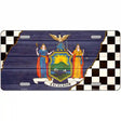 New York Racing Flag Novelty Metal License Plate Tag 12" x 6" (LP)