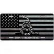 Dont Tread On Me American Flag Novelty Metal License Plate 12" x 6" (LP)