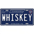 Whiskey Tennessee Blue Novelty Metal License Plate Tag 12" x 6" (LP)