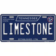 Limestone Tennessee Blue Novelty Metal License Plate Tag 12" x 6" (LP)