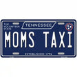 Moms Taxi Tennessee Blue Novelty Metal License Plate Tag 12" x 6" (LP)