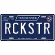 Rckstr Tennessee Blue Novelty Metal License Plate Tag 12" x 6" (LP)