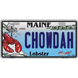 Chowdah Maine Lobster Novelty Metal License Plate 12" x 6" (LP)