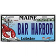 Bar Harbor Maine Lobster Novelty Metal License Plate 12" x 6" (LP)