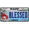 Blessed Maine Lobster Novelty Metal License Plate 12" x 6" (LP)