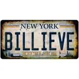 Billieve Excelcior New York Novelty License Plate 12" x 6" (LP)