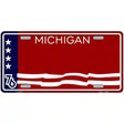 Michigan Bicentennial 76 Novelty State Blank Metal License Plate 12" x 6" (LP) / Yes