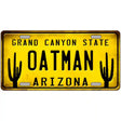 Arizona Oatman Yellow Novelty Metal License Plate 12" x 6" (LP)