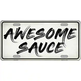 Awesome Sauce Novelty Metal License Plate 12" x 6" (LP)