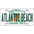 Atlantic Beach Florida Novelty Metal License Plate 12" x 6" (LP)