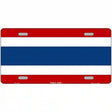 Thailand Flag Metal Novelty License Plate 12" x 6" (LP)