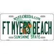 Florida FT Myers Beach Novelty Metal License Plate 12" x 6" (LP)