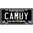 Camuy Puerto Rico Black Novelty Metal License Plate 12" x 6" (LP)