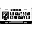 Montana POW MIA Some Gave All Novelty Metal License Plate 12" x 6" (LP)