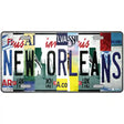 New Orleans License Plate Art Novelty Metal License Plate 12" x 6" (LP)