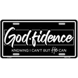 Godfidence Novelty Metal License Plate LP-14471