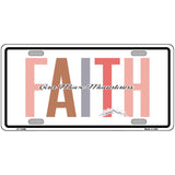 Faith Can Move Mountains Novelty Metal License Plate LP-14486