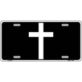 Cross Silhouette Novelty Metal License Plate LP-14522