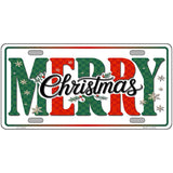 Merry Christmas Novelty Metal License Plate LP-14563