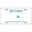 Ontario Canada Novelty Metal License Plate 12" x 6" (LP)