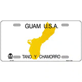 Guam Novelty State Metal License Plate 12" x 6" (LP)