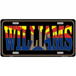 Williams Arizona State Flag Metal Novelty License Plate 12" x 6" (LP)