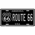 Route 66 Arizona Metal Novelty License Plate 12" x 6" (LP)