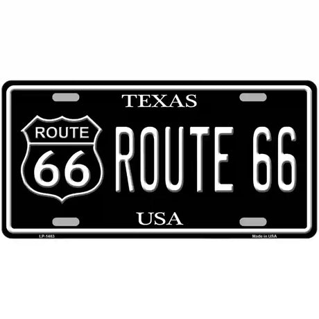 Route 66 Texas Metal Novelty License Plate 12" x 6" (LP)