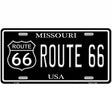 Route 66 Missouri Metal Novelty License Plate 12" x 6" (LP)