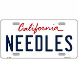 Needles California Novelty Metal License Plate 12" x 6" (LP)