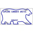 Nunavut Novelty Metal License Plate 12" x 6" (LP)