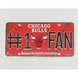 Chicago Bulls Fan Metal Novelty License Plate Tag LP-1520