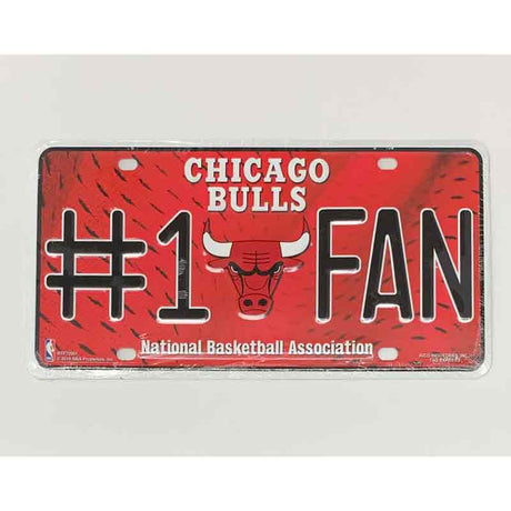 Chicago Bulls Fan Metal Novelty License Plate Tag LP-1520