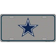 Blue Star Dark Gray Metal Novelty License Plate Tag LP-1532