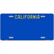 California Blue State Metal Novelty License Plate 12" x 6" (LP)