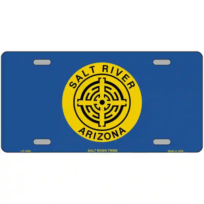 Salt River Tribe Flag Metal Novelty License Plate 12" x 6" (LP)