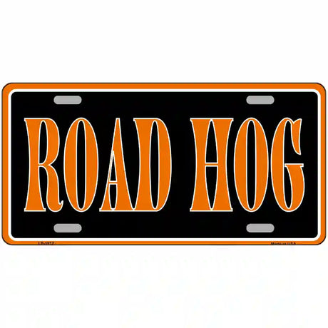 Road Hog Metal Novelty License Plate 12" x 6" (LP)