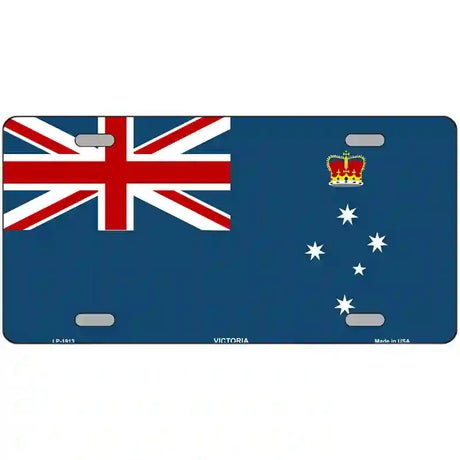 Victoria Flag Metal Novelty License Plate 12" x 6" (LP)