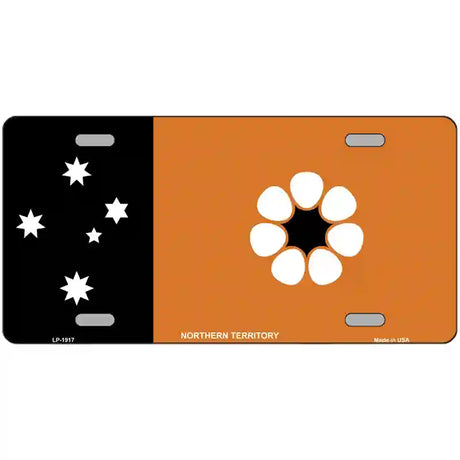 Northern Territory Flag Metal Novelty License Plate 12" x 6" (LP)