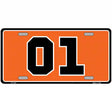 Dukes Of Hazard 01 Metal Novelty License Plate 12" x 6" (LP)