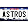 Astros Texas State Novelty Metal License Plate 12" x 6" (LP)