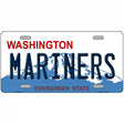 Mariners Washington State Metal Novelty License Plate 12" x 6" (LP)