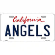 Angels California State Novelty Metal License Plate 12" x 6" (LP)