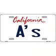 As California State Novelty Metal License Plate 12" x 6" (LP)