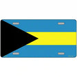 Bahamas Flag Metal Novelty License Plate 12" x 6" (LP)